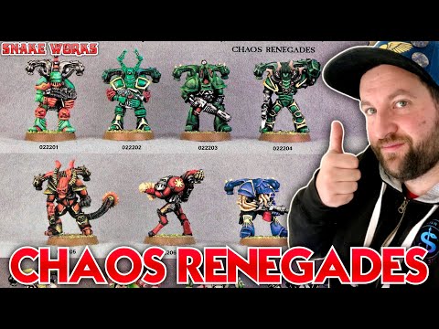 The BEST Chaos space marine miniatures ever? - Oldhammer - Warhammer 40000 - Rogue Trader Renegades