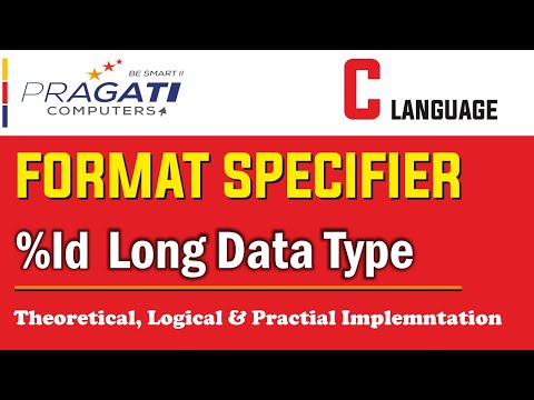 C Programming Format Specifier Long Integer Data Type