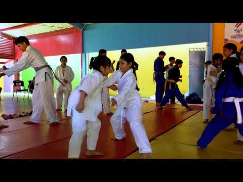 Atletas de judo de Managua y Ciudad Sandino participan en un intercambio deportivo