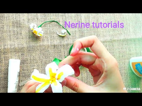 How To Make Nerine Lily Crepe Paper Flowers || Easy Craft Tutorials ||Hand Made Flowers ||