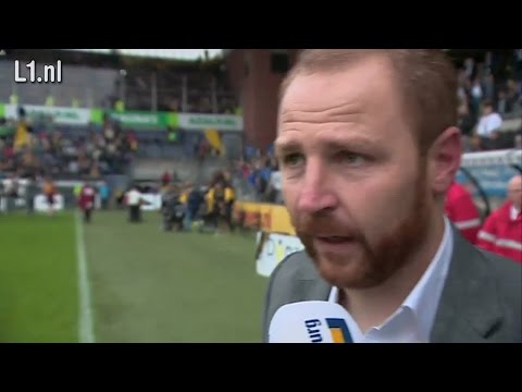 Reactie van Roda-trainer Rick Plum (31 mei 2015)