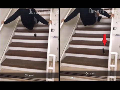 This man accidentally drop his iphone 11 from stairs     #4