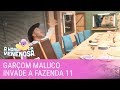 Garçom Maluco invade sede de A Fazenda 11