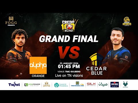 Live - Grand Final - Credo 100 Slam - Alpha Orange Vs Cedar Blue - TNVisions