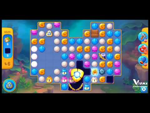 Fishdom. 9525 level no boosters and diamonds. 16 moves