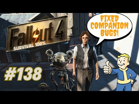 Fixing Companion Bugs and The Big Dig Quest with CONSOLE COMMANDS!  / Fallout 4 Survival 100%