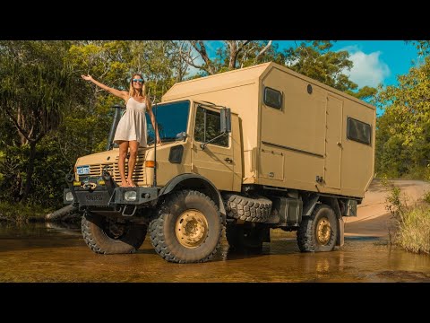 INTERIOR TOUR of DIY Camper - Ex-Army Unimog Expedition Vehicle Build