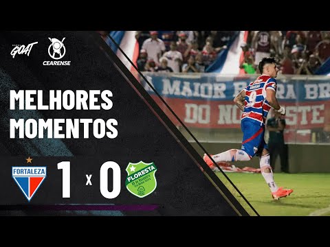 Gols e lances de Fortaleza x Floresta