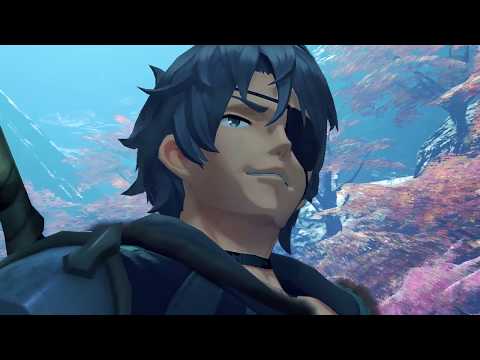 Xenoblade Chronicles 2 Cutscene 044 - The Bringer of Chaos and the Cliff - JAPANESE