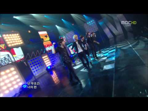 [HD] 110709 Boyfriend - Boyfriend (Remix ver.) @ MBC Music Core