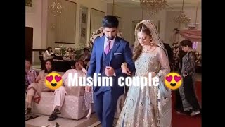 😍Cute New Married Couples😘Whatsapp status video💗 beautiful bridal😍 Muslim couple 2