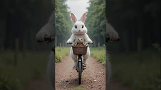 Rabbit helps baby turtle 🐰 #RabbitRescue #CuteAnimals #AnimalRescue