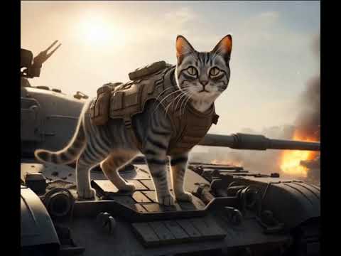 Cat Combat! 😼 Tiny Paws, Big Claws (and Guns!) #CatFight #FunnyCats #ActionCats