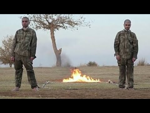 Jonturk 2 asker video leaked on twitter, ISIS members burned two soldiers
