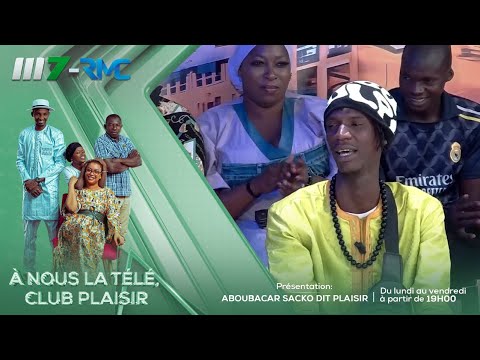 CLUB PLAISIR , A NOUS LA TELE AVEC LE RAPPEUR DRASKO KOUMABA