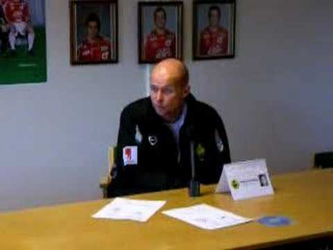 Presskonferens DIF - Bunkeflo