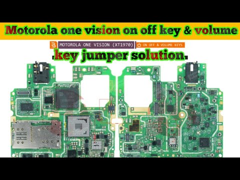 Motorola one vision on off key & volume key jumper solution|#thesoilboy