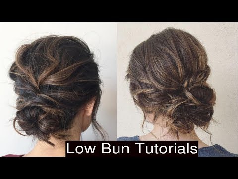 How To Style Cute Low Messy Bun Updo Hairstyles