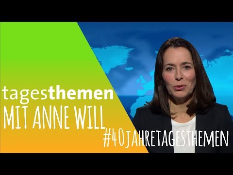 Anne Will im Studio - 40 Jahre ARD tagesthemen [2018]