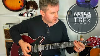 Children Of The Revolution - T.Rex Marc Bolan Guitar Lesson (Guitar Tab &amp; Chords)
