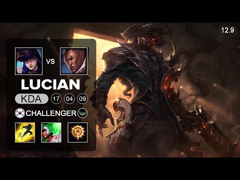 Deft Lucian vs Caitlyn ADC - KR Challenger - Patch 12.9 Season 12
