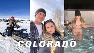 WEEK IN BRECKENRIDGE COLORADO | snowmobiling, skiing, shopping, dinner in a yurt & lots more!