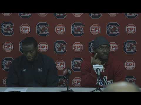 POSTGAME: T.J. Brunson, Deebo Samuel on Ole Miss — 11/3/18