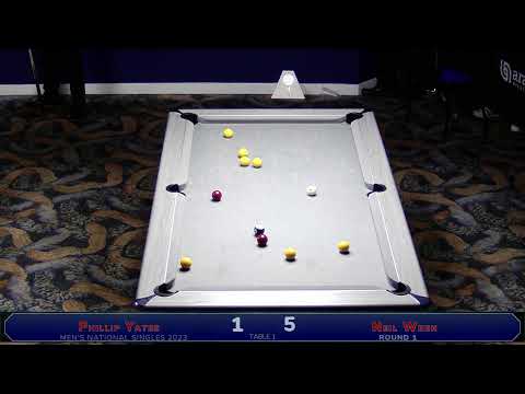 2023 Men’s National Singles - Phillip Yates vs Neil Wren