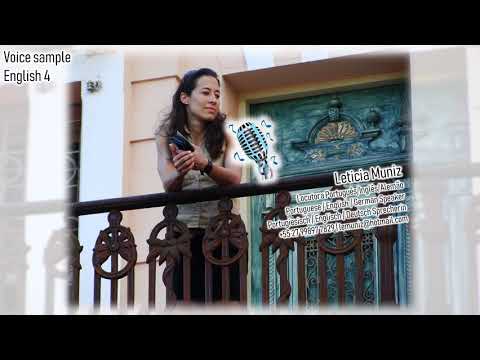 🎙 Leticia Muniz Trilingual Speaker Portuguese / English / German – Voice Sample, English 4