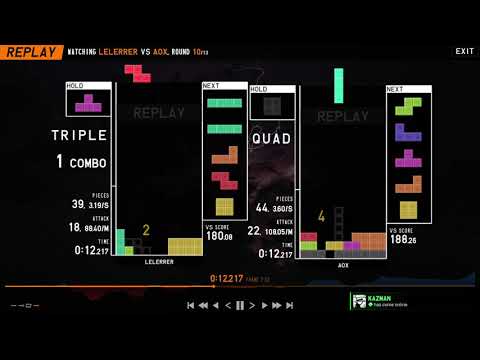 tiebreaker game vs aox (tetrio)