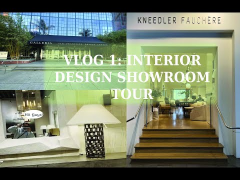 DesignVLOG: Visit to San Francisco Design Center as an Interior Designer.