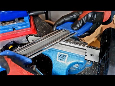 Beste Methode Motorsäge | Kettensäge schärfen | 2in1 Pferd