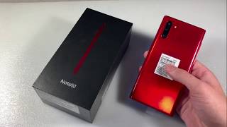 Samsung Galaxy Note 10 SM-N970F 8/256GB Red (SM-N970FZRD) - відео 3