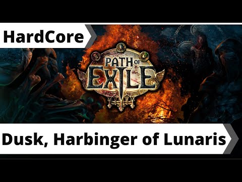 Path of Exile - Dusk, Harbinger of Lunaris - Mid Boss Act 8 - With the best build for Necro Zumbie