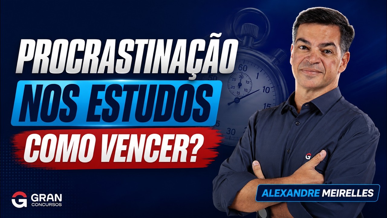 Você ainda procrastina? Aprenda a vencer isso agora! com Alexandre Meirelles