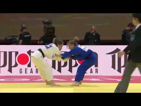 KRASNIQI Distria (KOS) vs MARTINEZ A Laura (ESP) Judo Seniors Hungary 2021 / Quarter-Final -48 kg