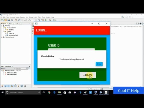 JFoenix Tutorial | JFXDialog Implementation