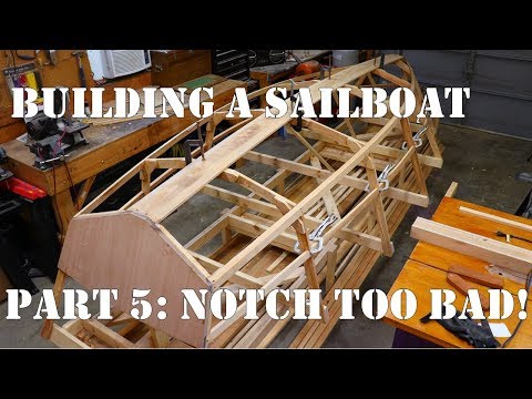 Building a Wooden Sailboat. Part 5: Keel Batten, Chine Logs, & Sheer Camps