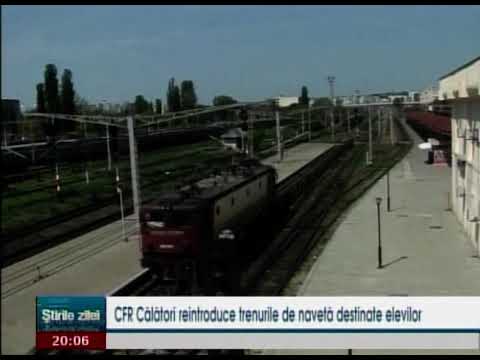 CFR Calatori reintroduce trenurile de naveta destinate elevilor