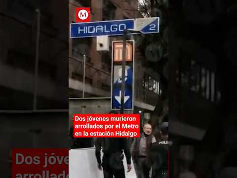 Esto se sabe de los dos jóvenes que murieron arrollados por el Metro en la estación Hidalgo L3
