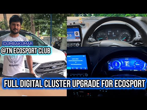 Full Digital Cluster-MID Upgrade for Ford EcoSport  My 2017. First ever. Fully Functional