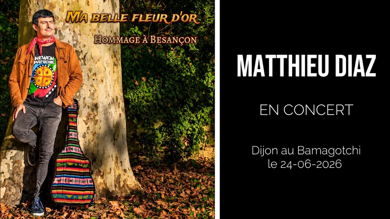 Mini concert à Dijondu single Ma belle fleur d'or