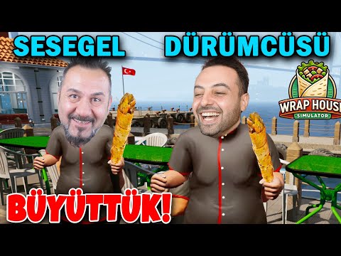 ÜMİDİ ÇIRAK OLDU! DÜKKANI BÜYÜTTÜK! | WRAP HOUSE SİMULATOR OYNUYORUZ