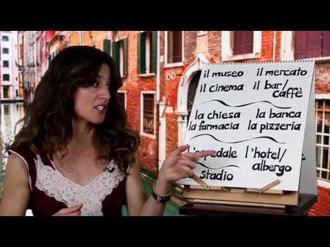 Learn Italian for Travel- Lesson 8: Singular Nouns & Adjectives