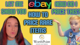 How To Price Rare Items To Sell On Ebay Using Worthpoint Tutorial