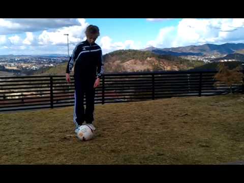Marius Fardan 11 years  training soccer skills in Sandnes Norway 2013 #4