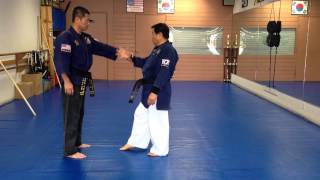 Hapkido One Hand Wrist Grab Defense 26