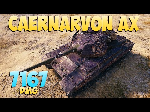 Caernarvon AX - 4 Kills 7.1K DMG - Quick battle! - World Of Tanks