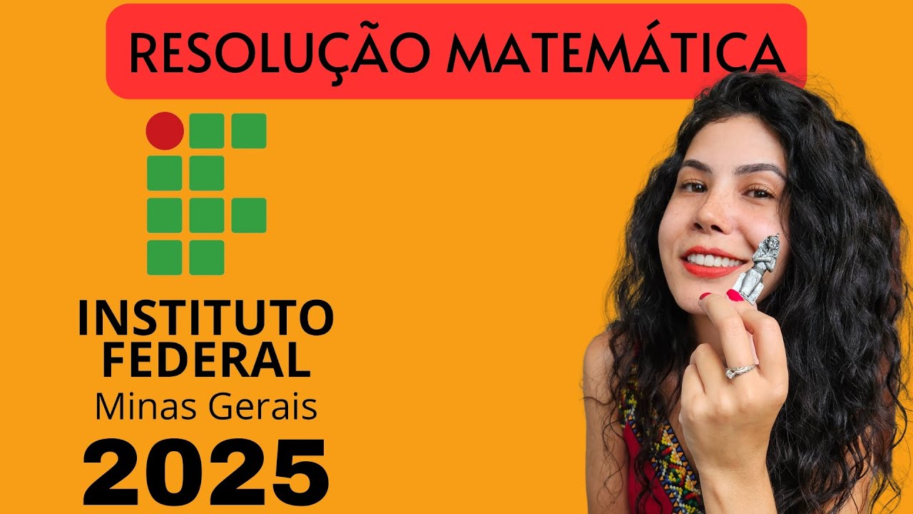 IFMG Matemtica 2025. #gabaritoifmg #resoluçãoifmg