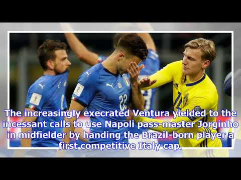 Italy 0-0 sweden: azzurri miss out on world cup for first time since 1958